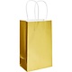 Gold Foil Solid Kraft Bag - Small