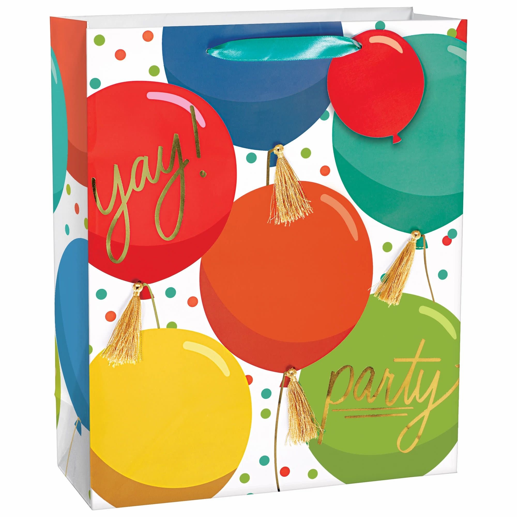Tassel Balloons Large Bag W/Gift Tag