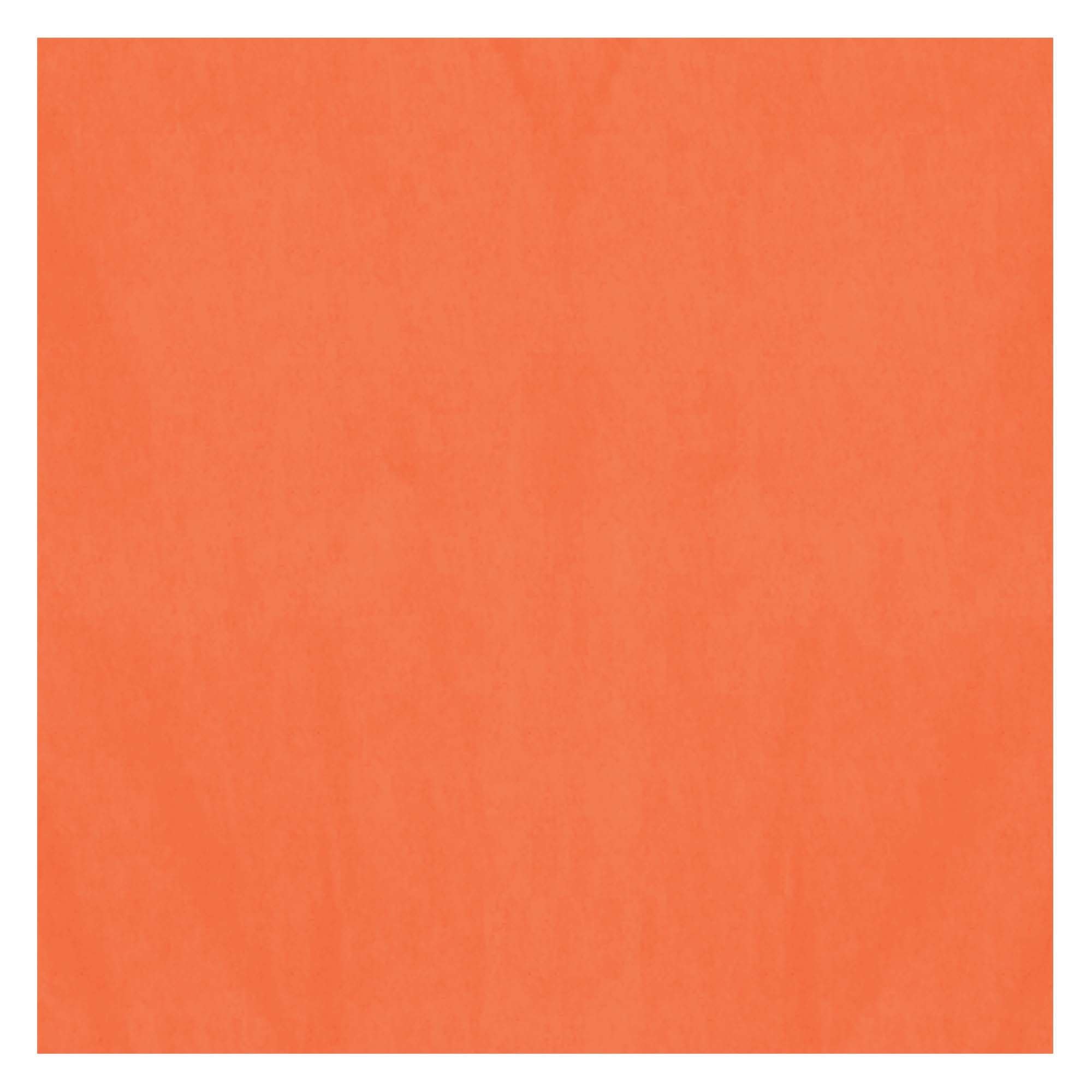 Orange Solid Tissue Paper