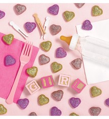 Glitter Foam Scatters - Girl, Multicolor