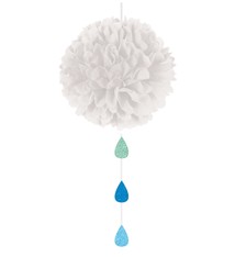 Fluffy Decoration W/ Dangler - Boy