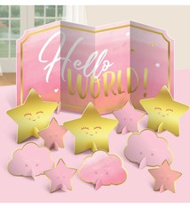 Oh Baby Girl Table Centerpiece Decoration