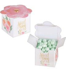 Floral Baby Favor Boxes