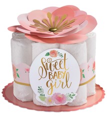 Floral Baby Diaper Centerpiece Decorating Kit