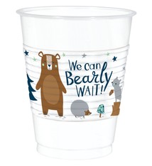 Bear-Ly Wait Plastic Cups- 25 Count