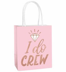 Blush Wedding Small Gift Bags- 6 Count