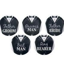 Groom Buttons - 8 Count