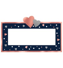 Navy Bride Place Cards- 25 Count