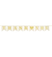 Thank You Canvas Pennant Banner