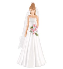 Cake Topper Caucasian Bride