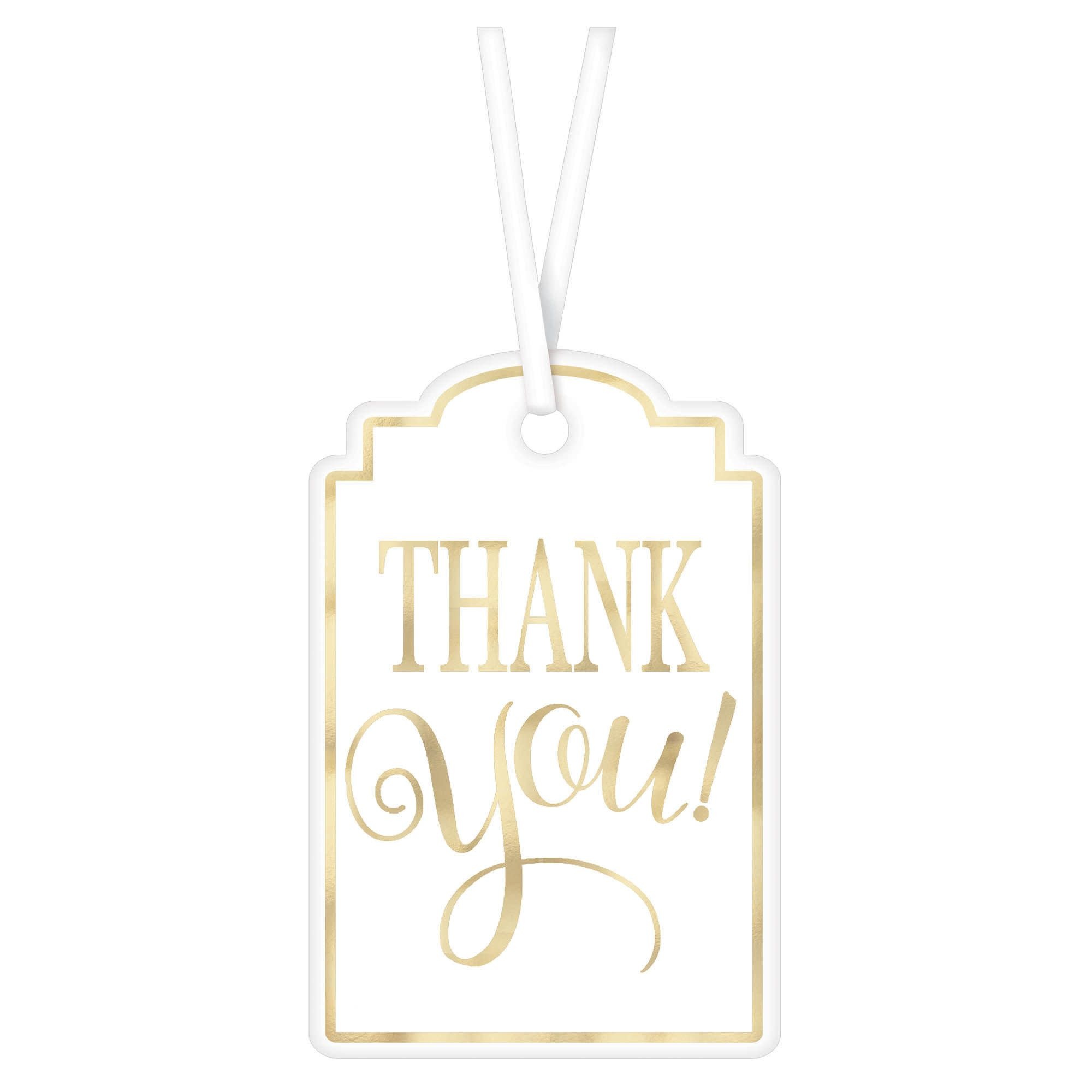 "Thank You" Printed Tags - 25 Count