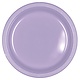 10" Round Plastic Plates, Mid Ct. - Lavender