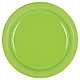 10" Round Plastic Plates, Mid Ct. - Kiwi