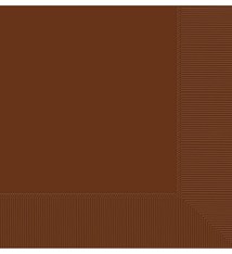 Chocolate Brown 3-Ply Luncheon Napkins