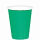 Festive Green Paper Cups, 9oz.