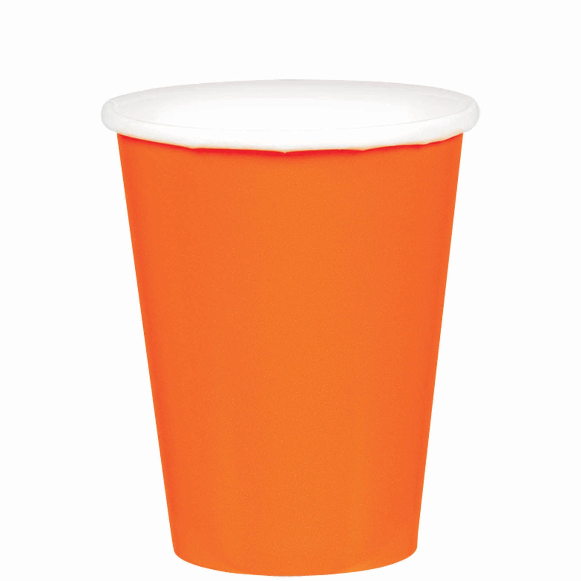 Orange Peel Paper Cups, 9oz.