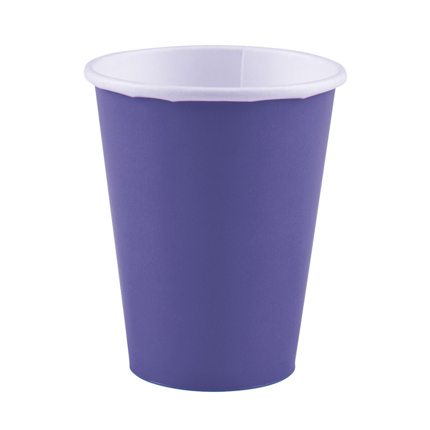 New Purple Paper Cups, 9oz.