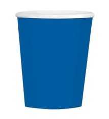 Bright Royal Blue Paper Cups, 9oz.