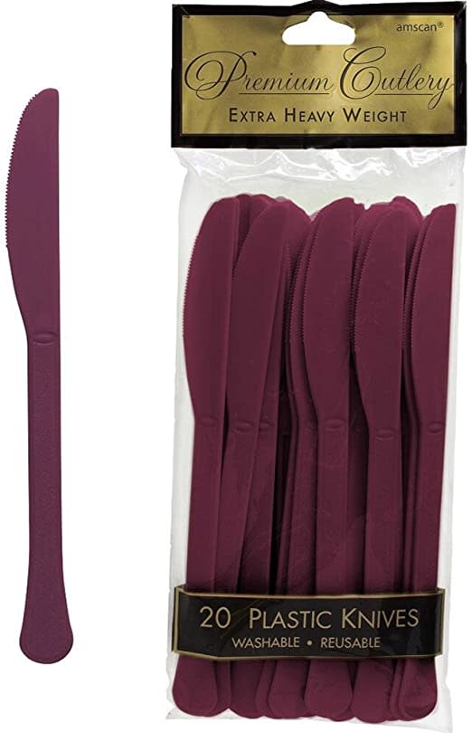 Berry Premium Heavy Weight Plastic Knives