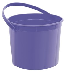 New Purple Plastic Bucket W/Handle
