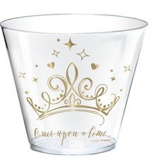 ©Disney Princess Hot-Stamped Plastic Tumblers, 9 Oz.