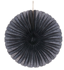 Jet Black Hanging Tissue Fan