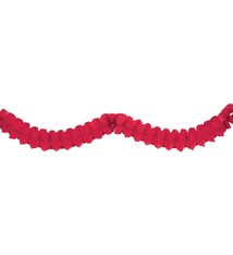 Apple Red Paper Garland, 12'