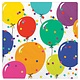 Party Balloons Beverage Napkins