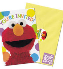 Sesame Street Invitations