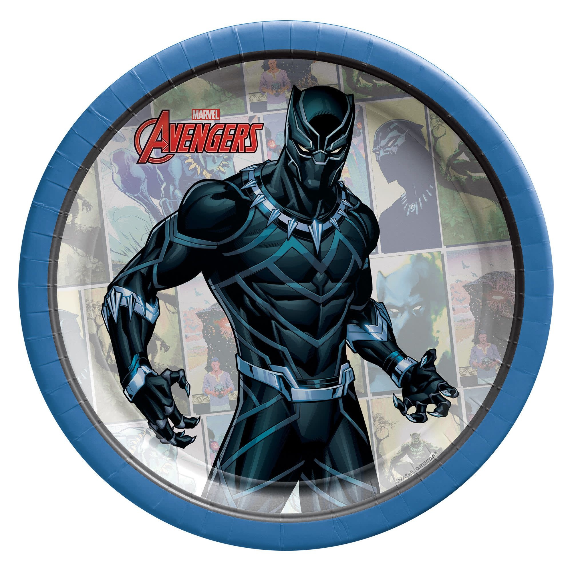Black Panther 7" Round Plate