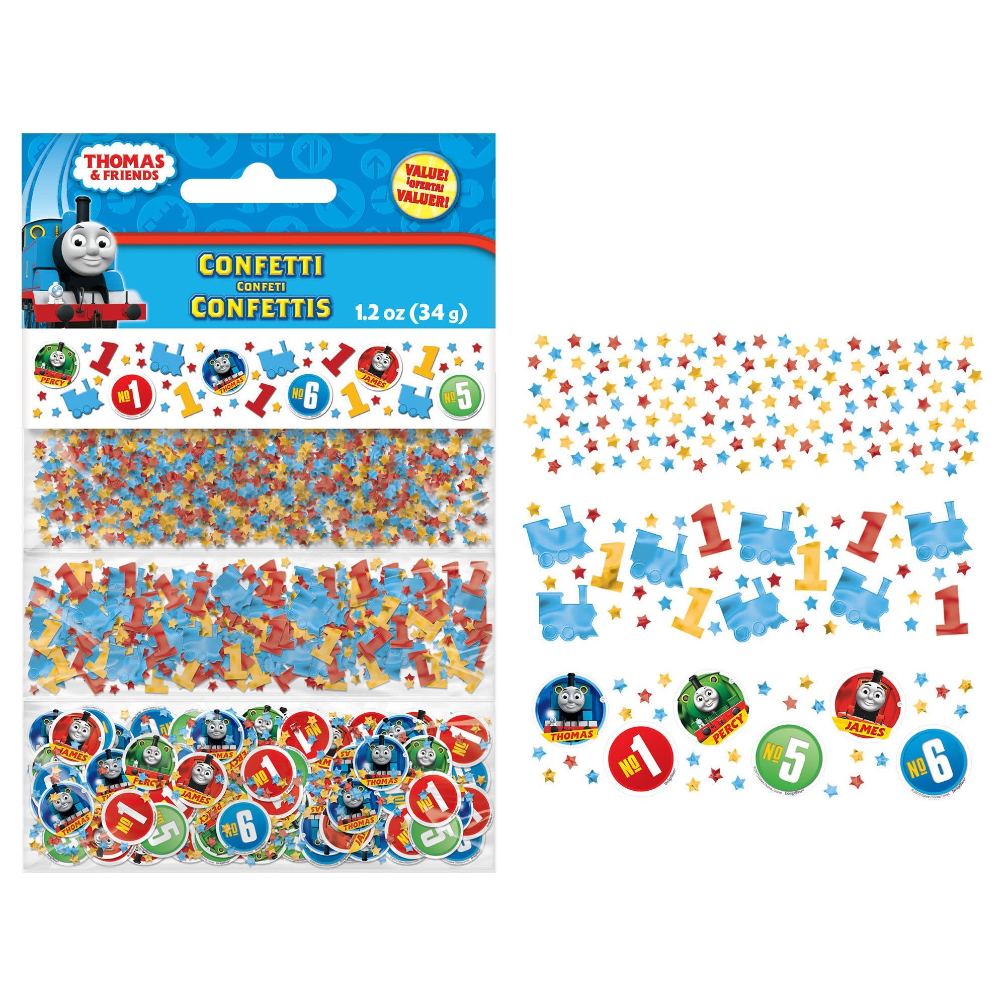 Thomas All Aboard Value Confetti