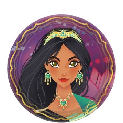 Aladdin Small Metallic Paper Plates 7"