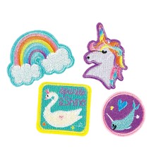 Magical Rainbow Birthday Embroidered Patches