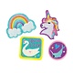 Magical Rainbow Birthday Embroidered Patches