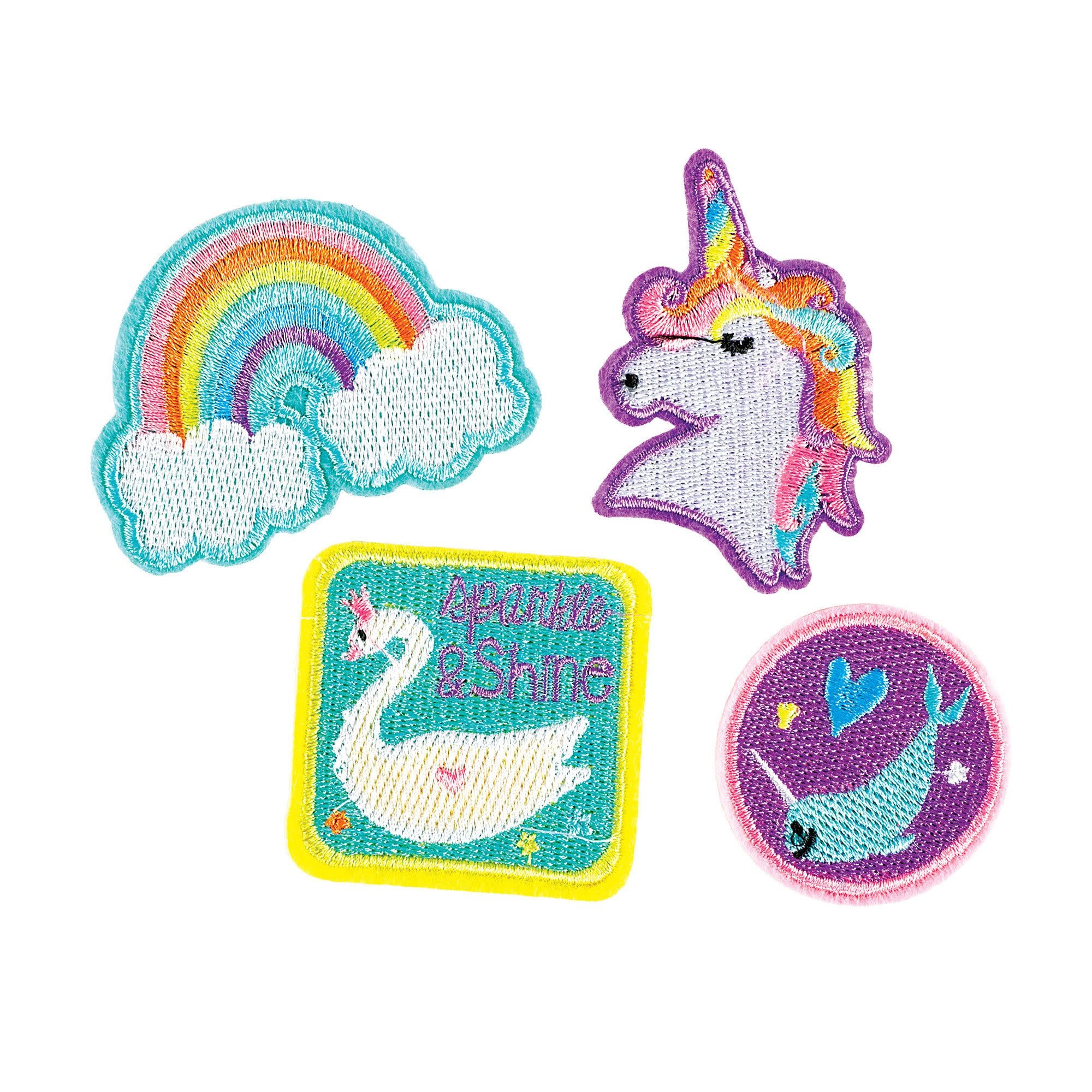 Magical Rainbow Birthday Embroidered Patches