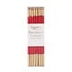 Slim Birthday Candles in Red & Gold - 16 Candles Per Package