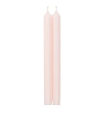 Straight Taper 10" Candles in Petal Pink - 2 Candles Per Package