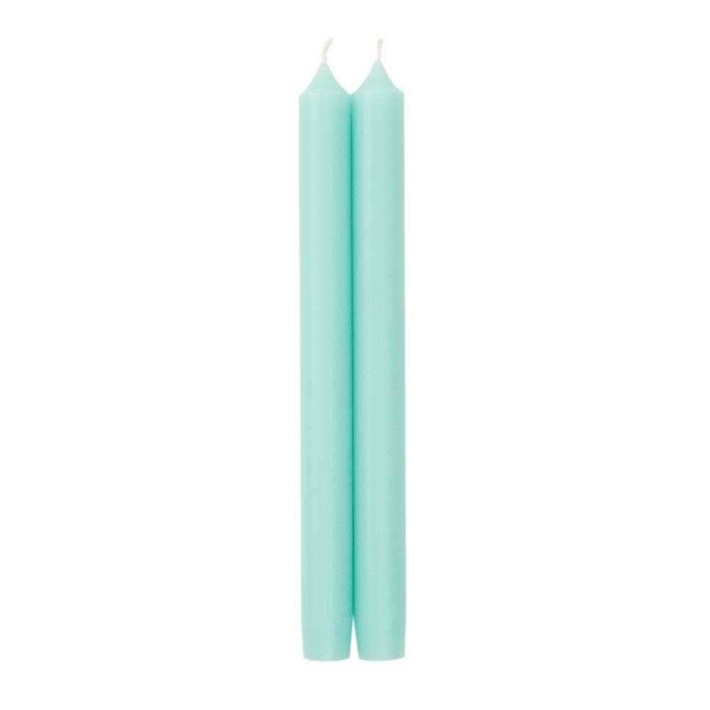 Straight Taper 10" Candles in Aqua - 2 Candles Per Package