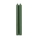 Straight Taper 10" Candles in Hunter Green - 2 Candles Per Package