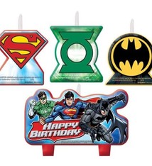 Justice League Birthday Candle Set