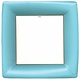 Grosgrain Square Paper Dinner Plates in Mediterranean Blue - 8 Per Package