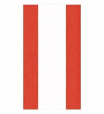 Bandol Stripe Paper Guest Towel Napkins in Red - 15 Per Package