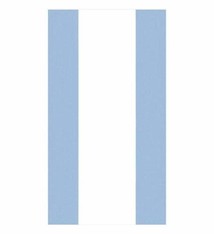 Bandol Stripe Paper Guest Towel Napkins in Light Blue - 15 Per Package
