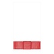 Ribbon Border Paper Guest Towel Napkins in Red - 15 Per Package