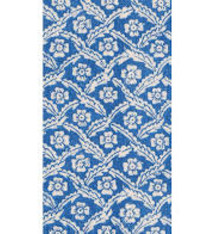 Domino Papers Floral Cross-Brace Guest Towel-15 Per Package