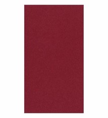 Paper Linen Solid Guest Towel Napkins in Cranberry - 12 Per Package