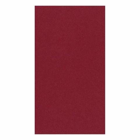 Paper Linen Solid Guest Towel Napkins in Cranberry - 12 Per Package