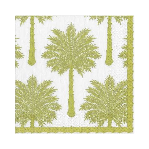 Grand Palms Paper Luncheon Napkins in Green - 20 Per Package