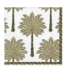 Grand Palms Paper Luncheon Napkins in Black - 20 Per Package