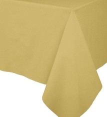 Paper Linen Solid Table Cover in Gold - 1 Each